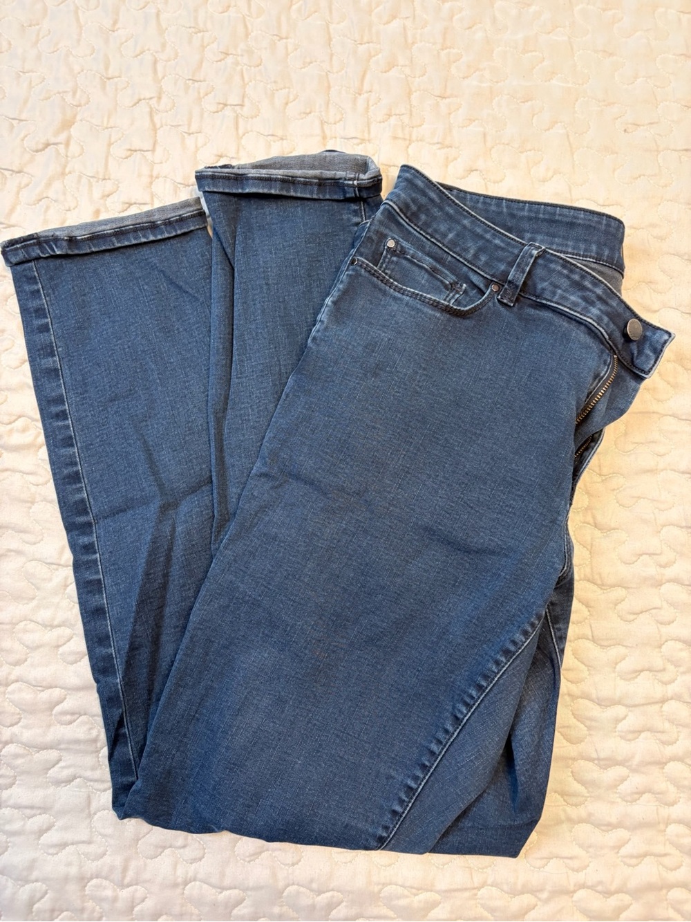 Ann Taylor Women's Dark Blue Boot-Cut Jeans